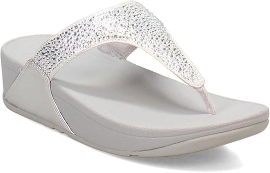 FitFlop Women's LULU Crystal-Mix Toe-Post Sandals