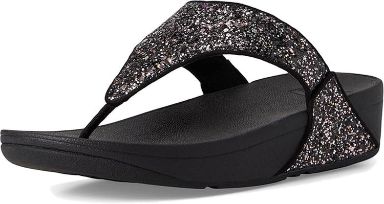 FitFlop Women's LULU Multi-Tonal Glitter Toe-Post Sandals