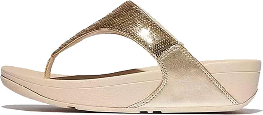 FitFlop Women's LULU Sequin Toe-Post Sandals