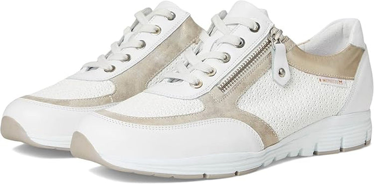 Mephisto Women's Ylona Sneaker, Black Velcalf Premium, Size 10