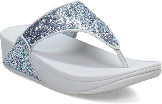 FitFlop Women's LULU Multi-Tonal Glitter Toe-Post Sandals