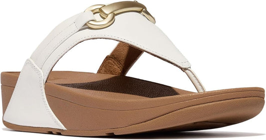 FitFlop Women's LULU Chunky-Snaffle Leather Toe-Post Sandals