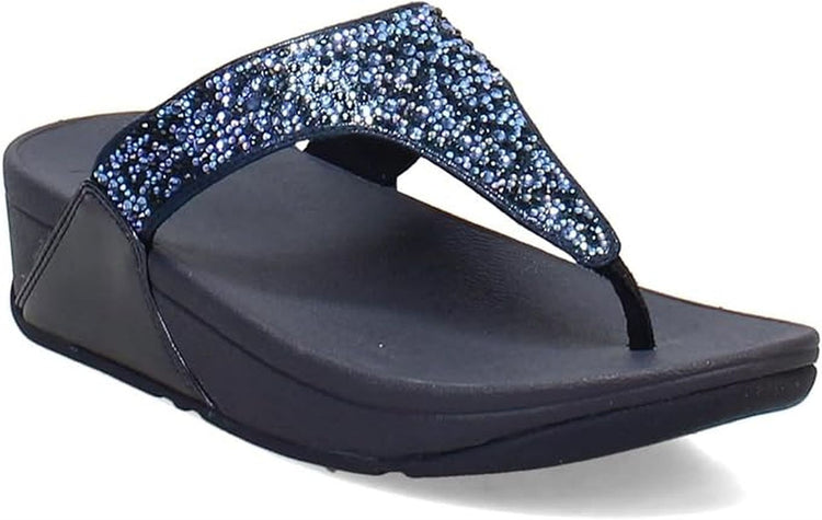 FitFlop Women's LULU Crystal-Mix Toe-Post Sandals
