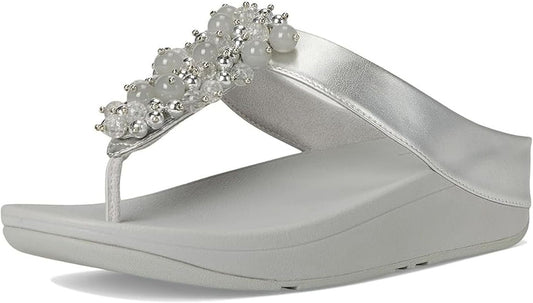 FitFlop Women's Fino Bauble-Bead Toe-Post Sandals