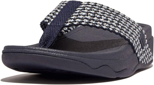 FitFlop Women's Surfa Multi-Tone Webbing Toe-Post Sandals