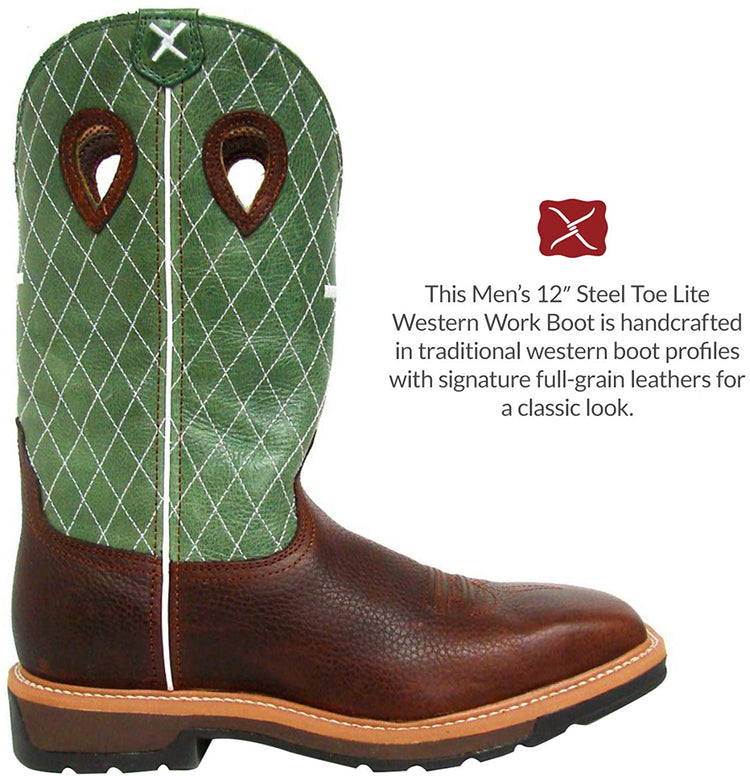 Twisted X Men's Steel Toe Western Work Boot