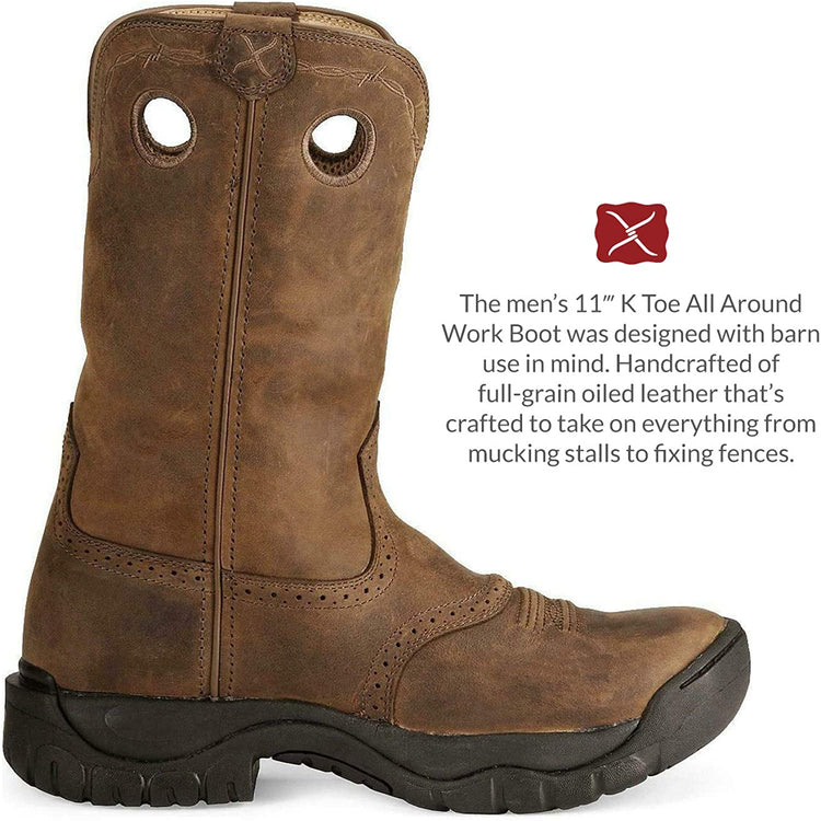 Twisted X Men's Pull On Work Boots