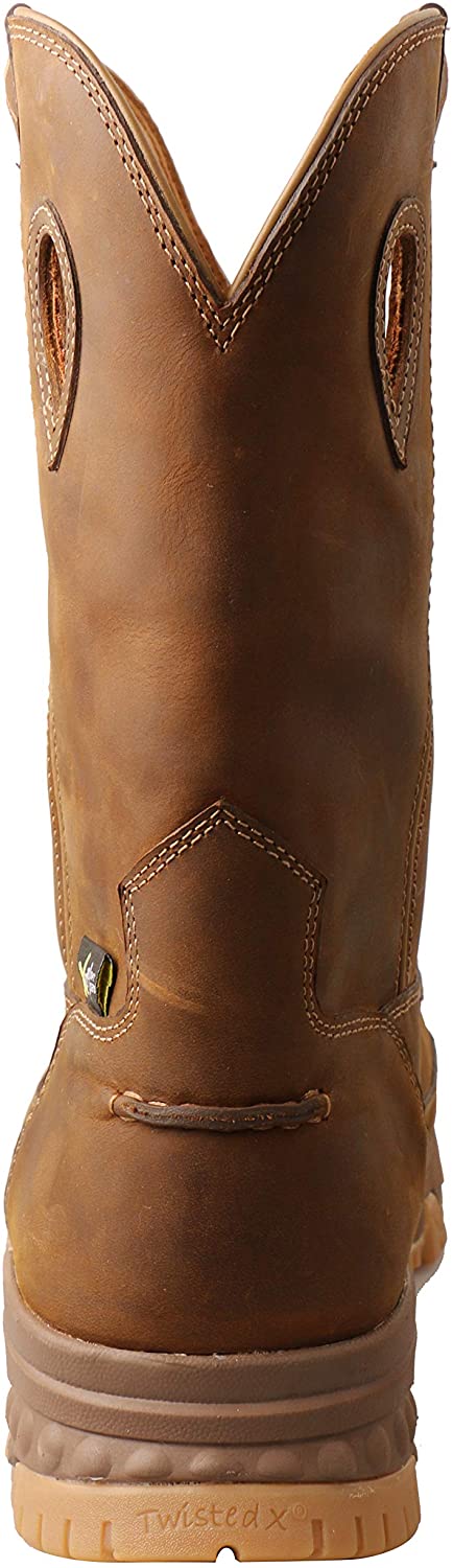 Twisted X Men's 11" Pull On Work Boot with CellStretch Comfort Technology