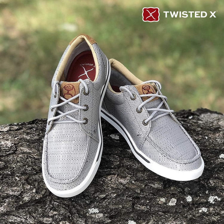 Twisted X Women's Hooey Loper, Light Grey, 5.5(M)