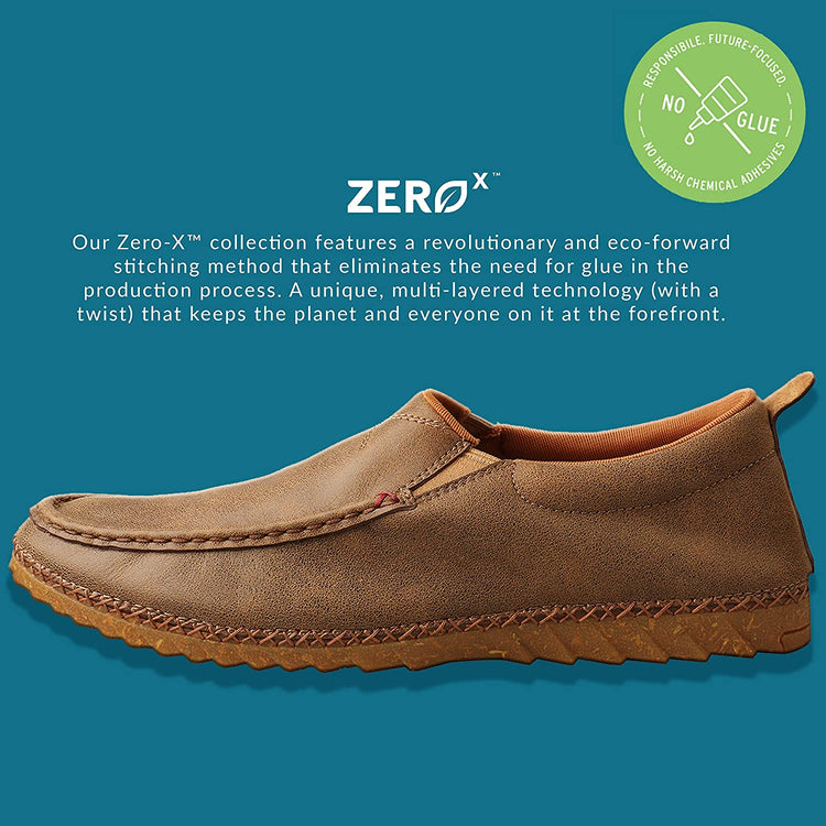Twisted X Men'sSlip-On Zero-X Loafer - Handcrafted Bomber Casual Loafer Shoes