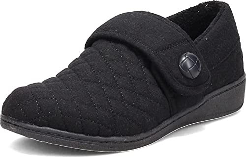 Vionic Women's Indulge Jackie Flannel Slip On Slipper â What's Hot Clothing