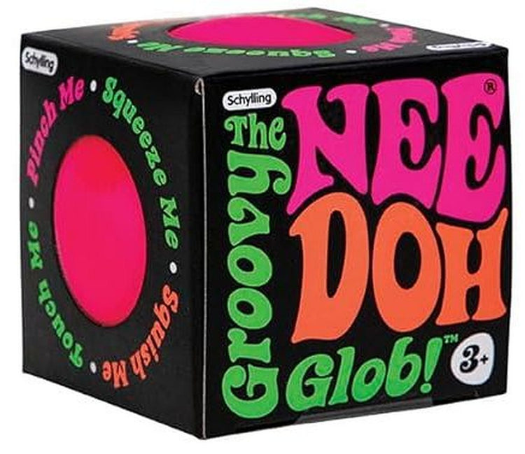 Needoh Groovy Glob Squishy Toy 2.5" - Pink