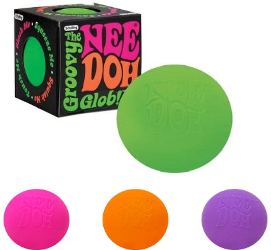 Needoh 1.5" Groovy Glob Sensory Fidget Toy - Assorted Colors - Ages 3 to Adult, 1 Count
