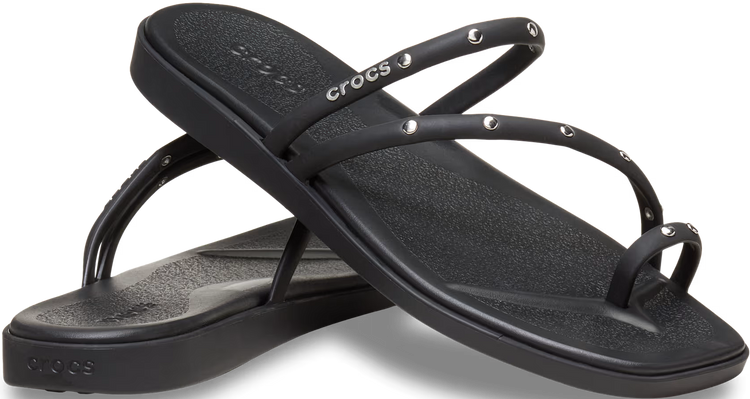 Crocs Women's Miami Toe Loop Studded Sandal