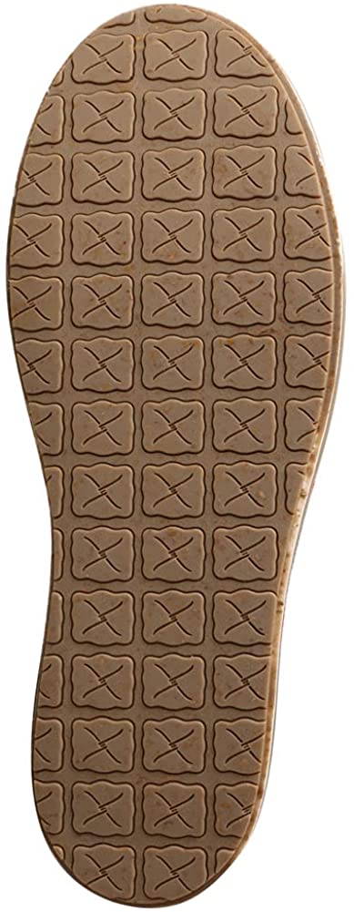 Twisted X Women's Slip-On Hooey Loper with ecoTweed Lining - Full-Grain Leather Fabric with Fashionable Textile Design - Loper Shoes for Women Designed with Blended Rice Husk