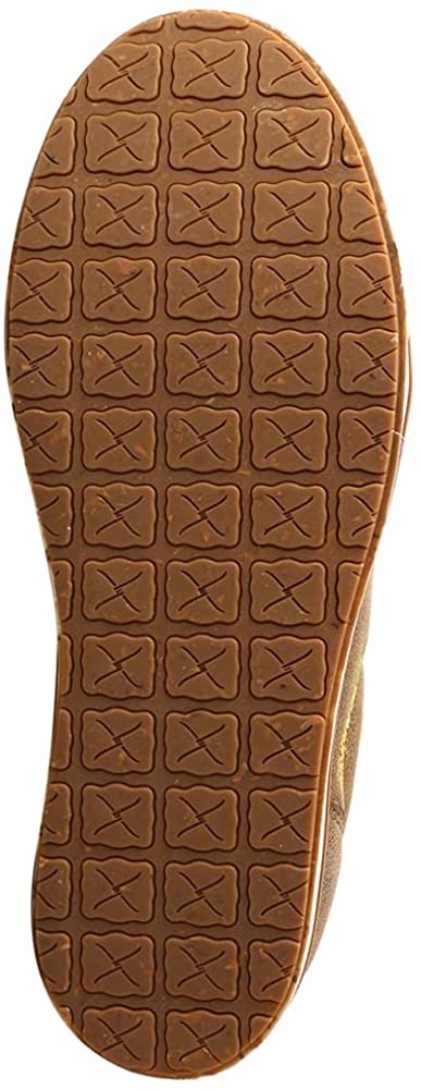Twisted X Women's Kicks with ecoTweed Lining - Full-Grain Leather Fabric with Fashionable Textile Design - Slip-On Hooey Lopers Designed with ecoTweed Lining