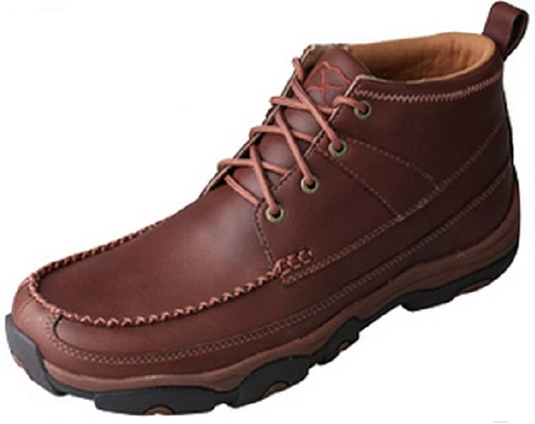 Twisted X Men's 4" Driving Moc Hiker, Brown, 10(M)