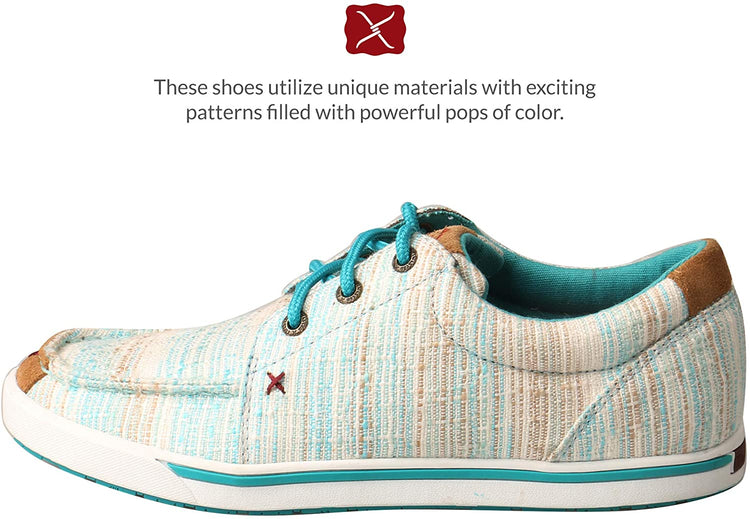 Twisted X Women's Hooey Shoes Multi Loper Casual Sneakers - Blue/Multi