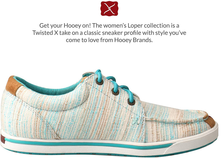 Twisted X Women's Hooey Shoes Multi Loper Casual Sneakers - Blue/Multi