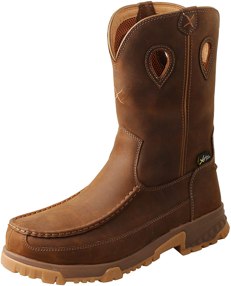 Twisted X Men's 11" Pull On Work Boot with CellStretch Comfort Technology