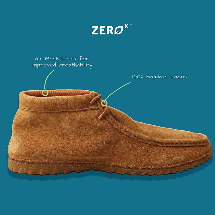 Twisted X Men’s Zero-X Chukka Driving Moc - Full-Grain Leather Handcrafting Chukka Shoes for Men