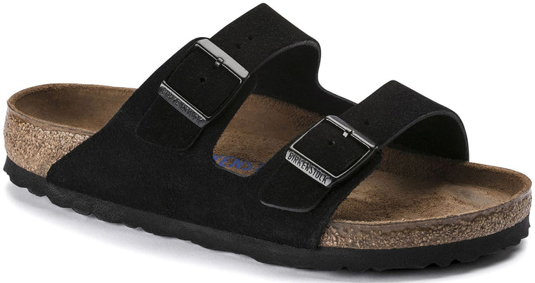 Birkenstock Unisex Arizona Soft Footbed Suede Sandal