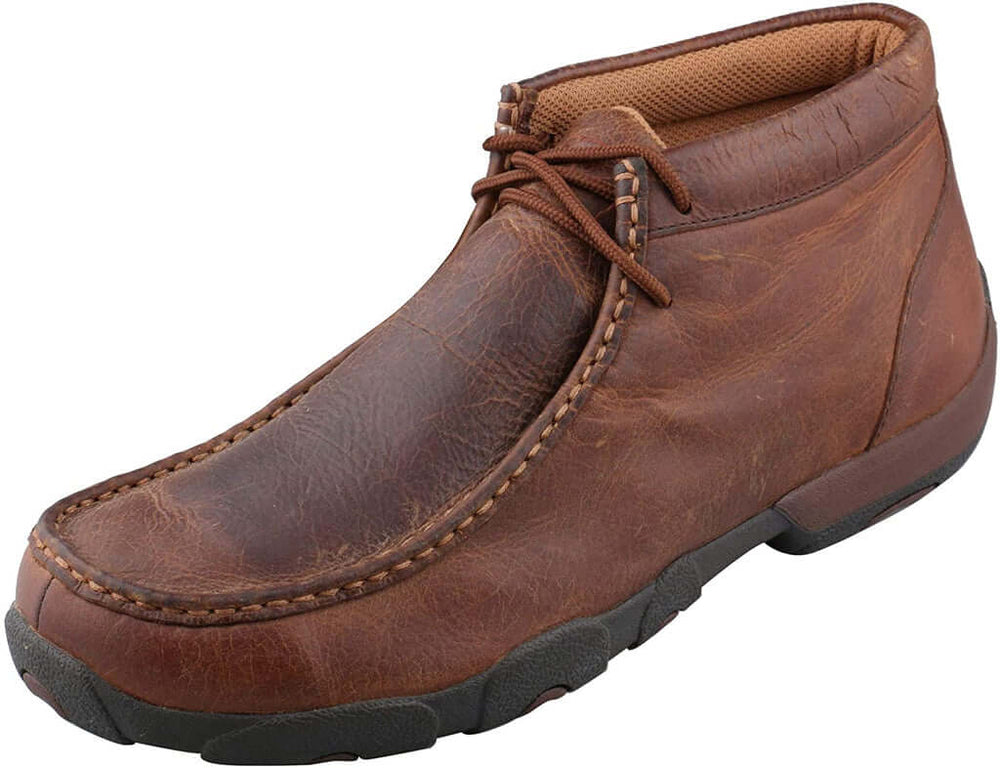 Twisted X Men's Chukka Driving Moc, Copper, 9.5W