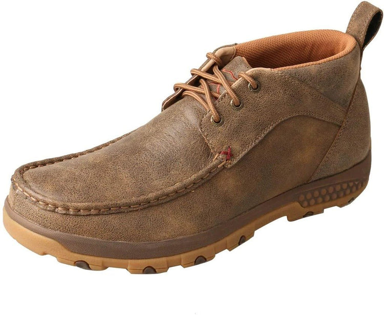 Twisted X Men's CellStretch Driving Mocs Casual Lace-Up Chukka Boots